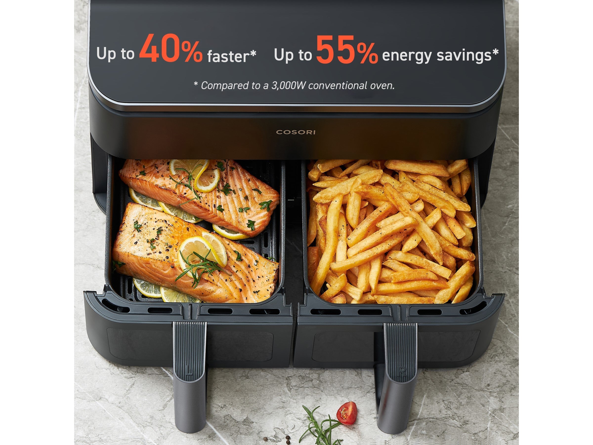 Cosori Dual Basket 8.5-Litrainen Airfryer