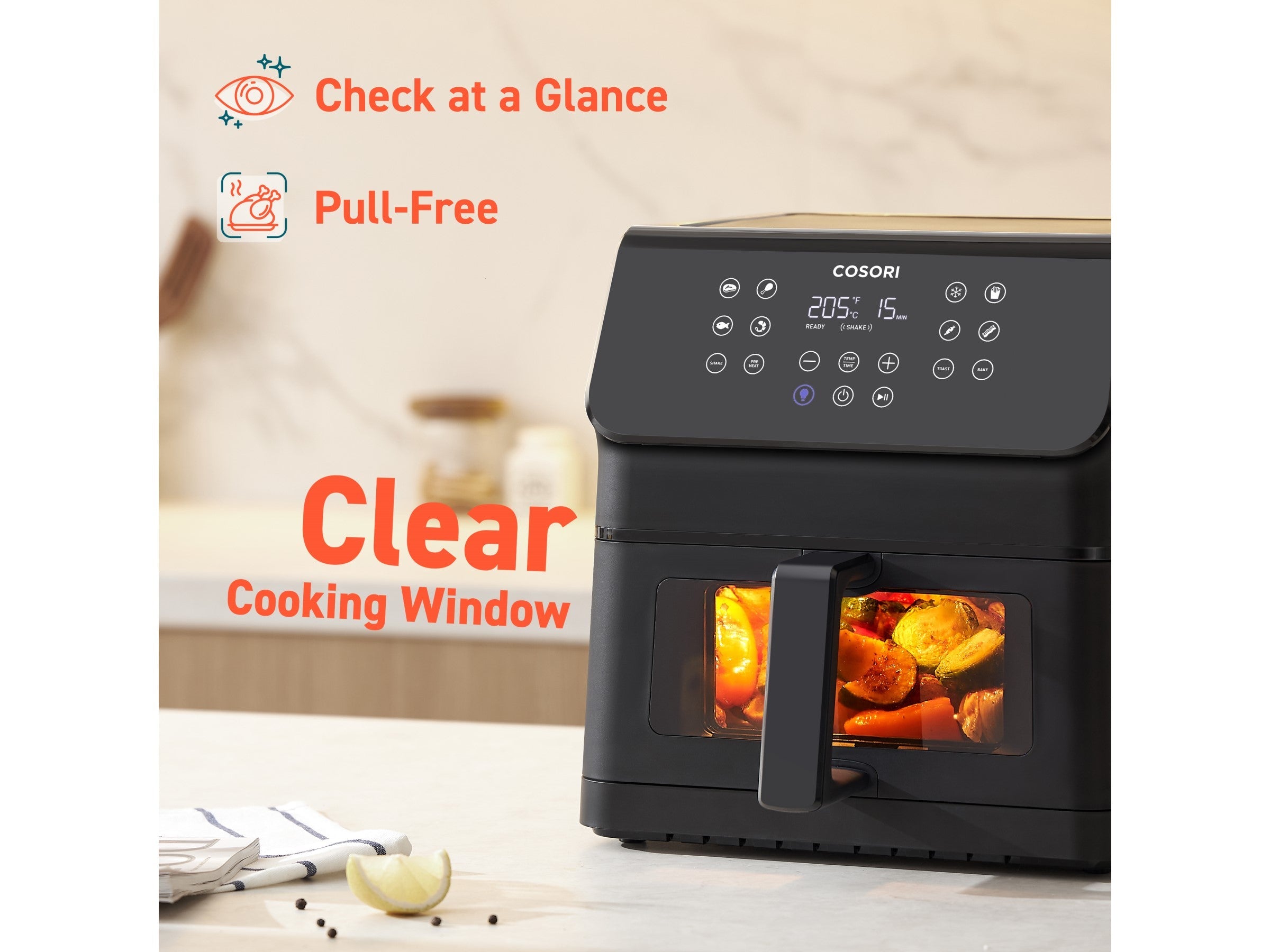 Cosori Premium Ⅱ Plus 6.2-Litrainen Airfryer