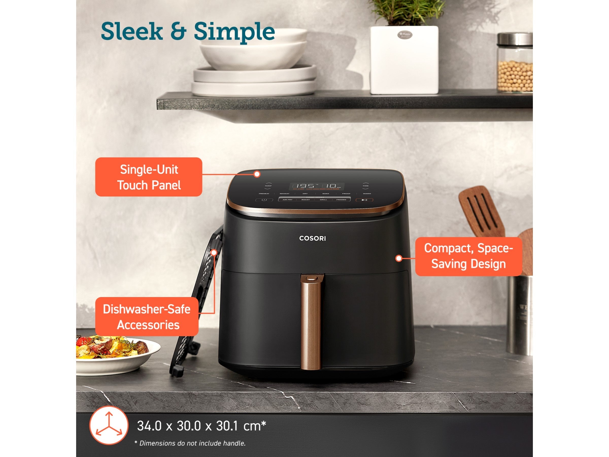 Cosori TurboBlaze 6.0-Litrainen Airfryer